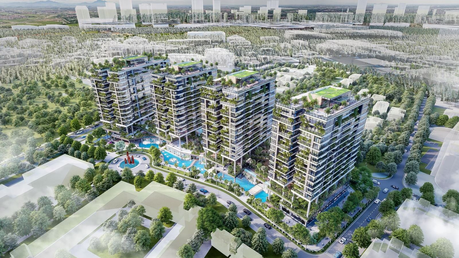 Sống sang cùng tổ hợp căn hộ xanh - thông minh tại Sunshine Green Iconic
