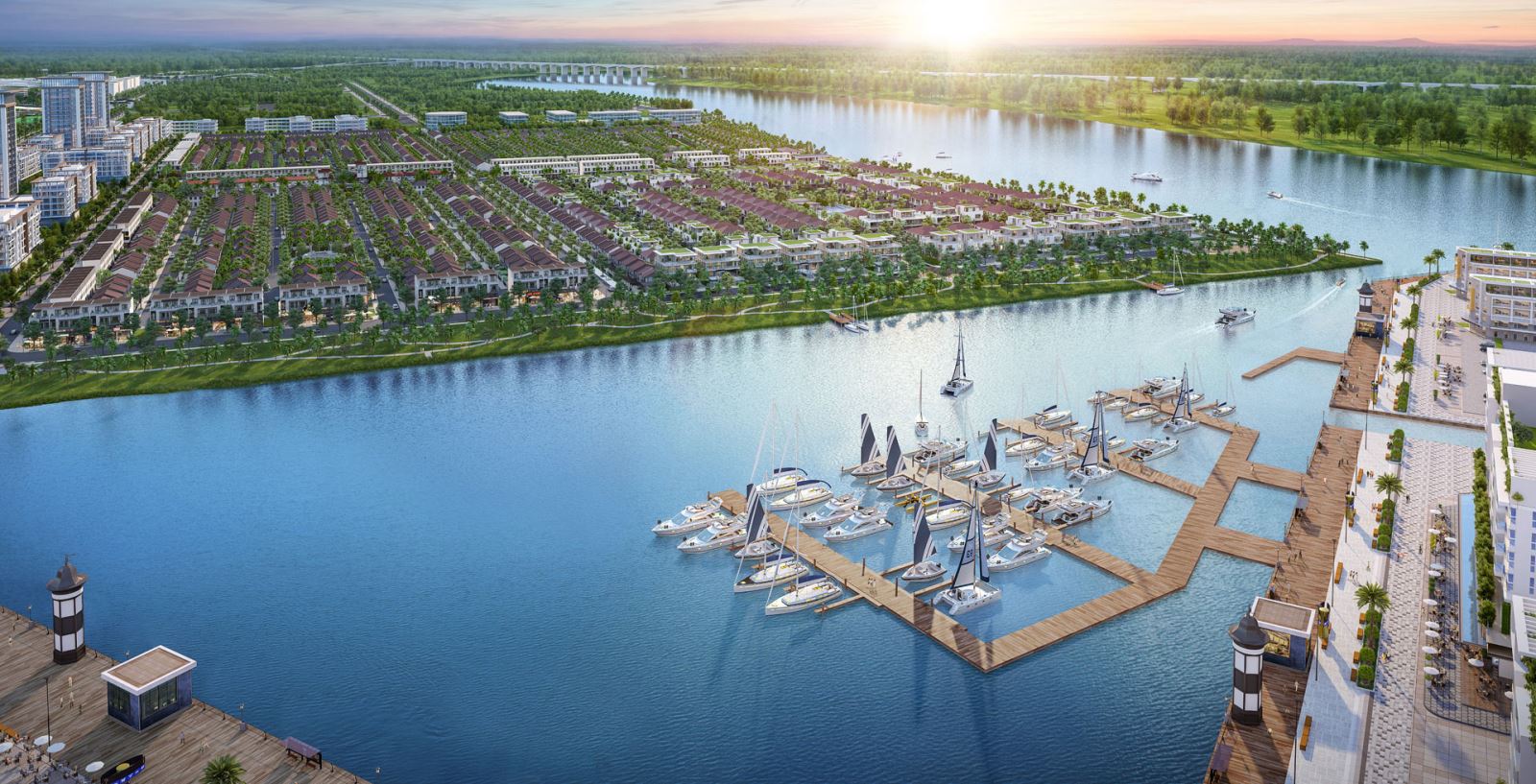 Khu compound The Aqua: Sống cân bằng giữa thiên nhiên nguyên bản