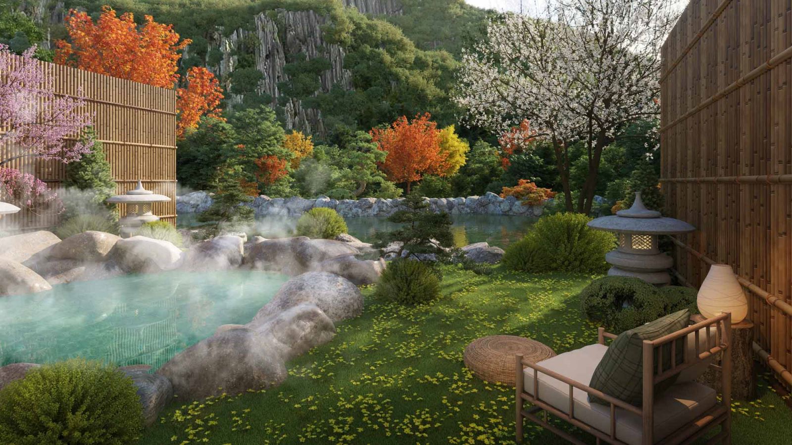 Lạc vào thế giới Onsen chuẩn Nhật kế bên Thủ đô