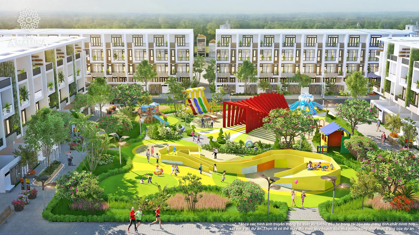 Khu công viên Crystal Children Park đã được chủ đầu TNR Holdings Việt nam chú trọng đầu tư với mong muốn kiến tạo nên những nụ cười trẻ thơ